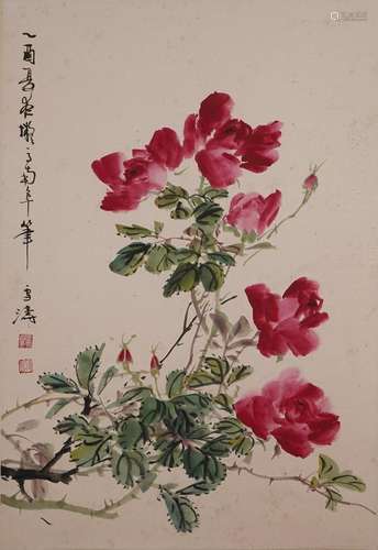 Wang Xuetao, Chinese Flower Painting