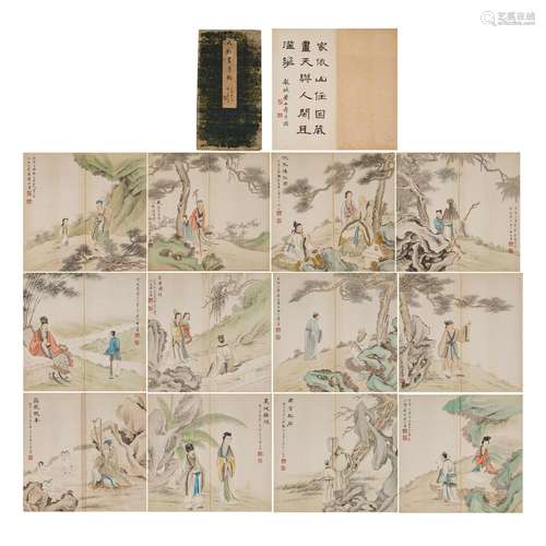 Huang Shanshou, Chinese Figure Painting Album