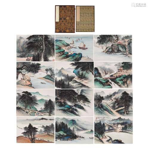 Li Xiongcai, Chinese Landscape Painting Album