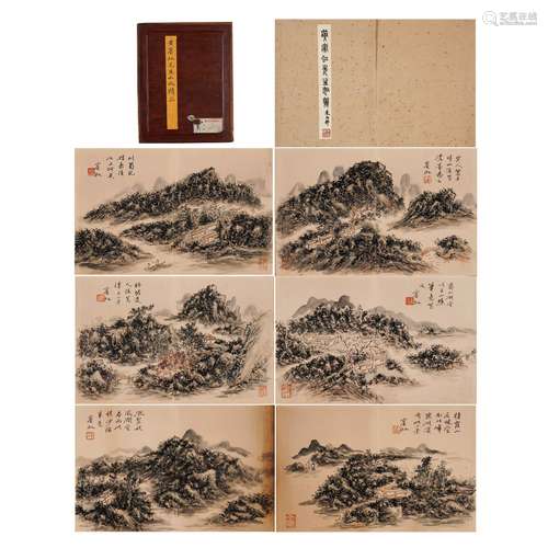 Huang Binhong, Chinese Landscape Painting Album