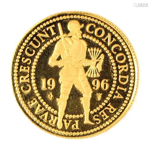 A Gold Double Ducat Coin