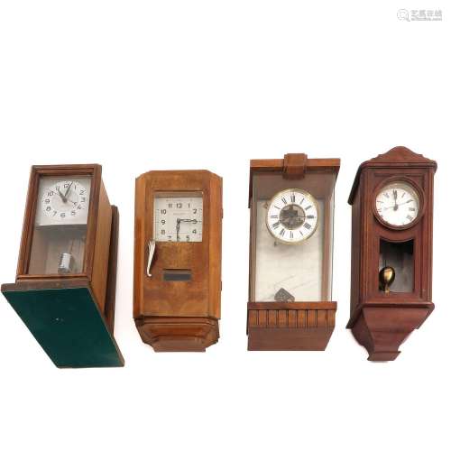 A Collection of 4 Electric Clocks