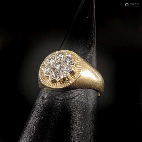 A 14KG Diamond Ring