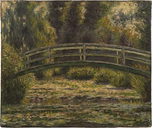 Die japanische BrÃ¼cke, nach Claude Monet (1840 - 1926)