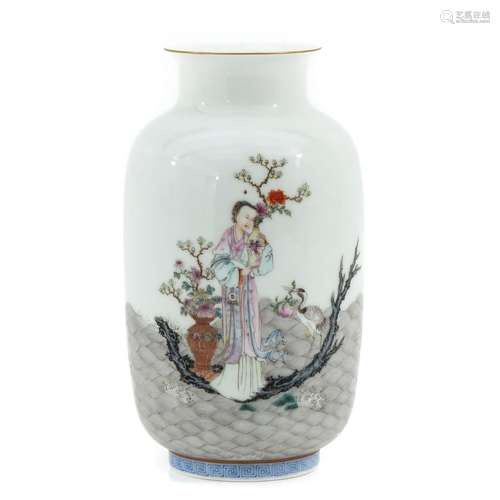 A Famille Rose Vase