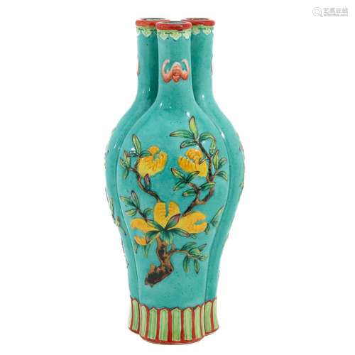 A Famille Rose Vase