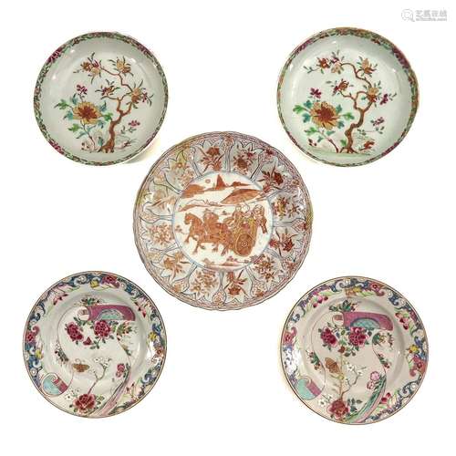 A Collection of 5 Plates