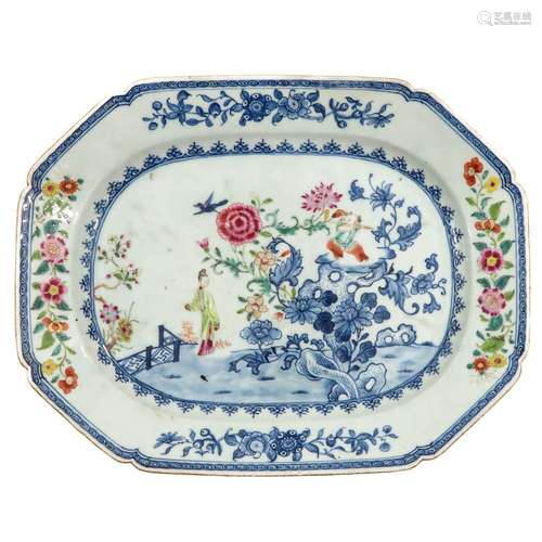 A Famille Rose Serving Dish