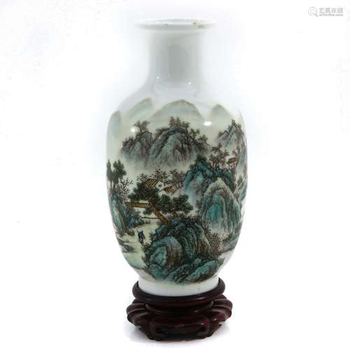 A Landscape Decor Vase