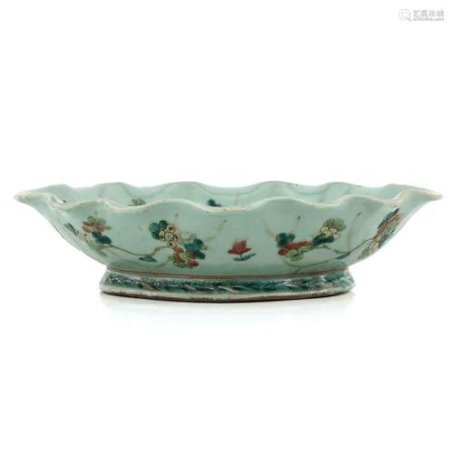 A Celadon Altar Dish