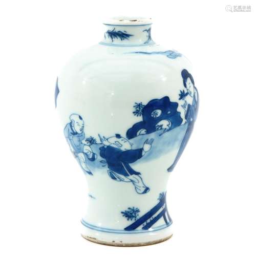 A Blue and White Meiping Vase