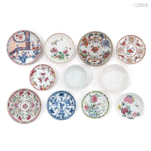 A Collection of Saucers and Covers