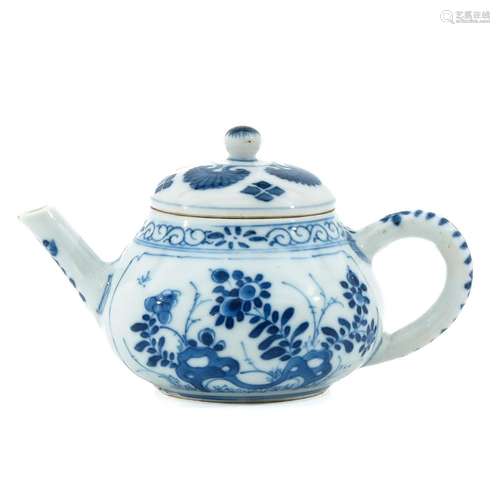 A Blue and White Teapot