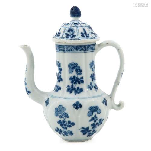 A Blue and White Teapot