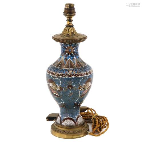 A Cloisonne Lamp