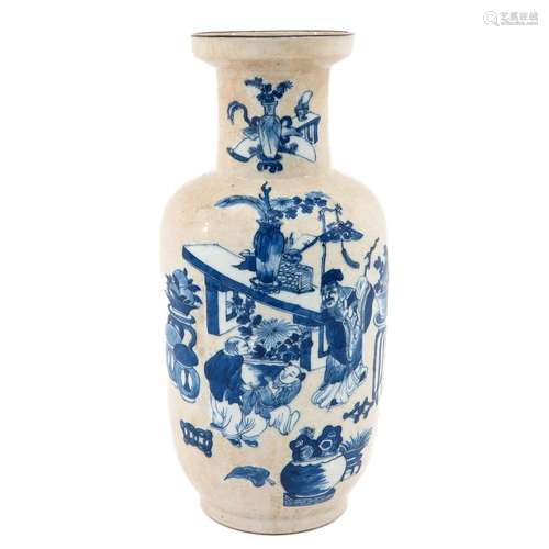 A Blue and White Vase