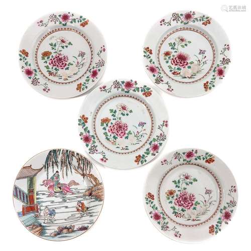 A Collection of 5 Plates