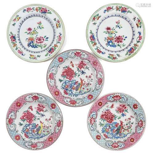 A Collection of 5 Plates