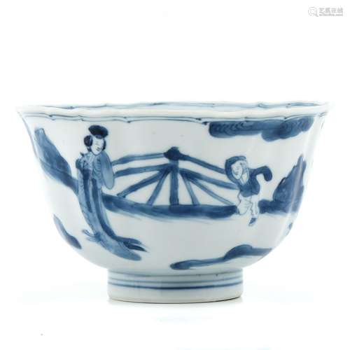 A Blue and White Bowl