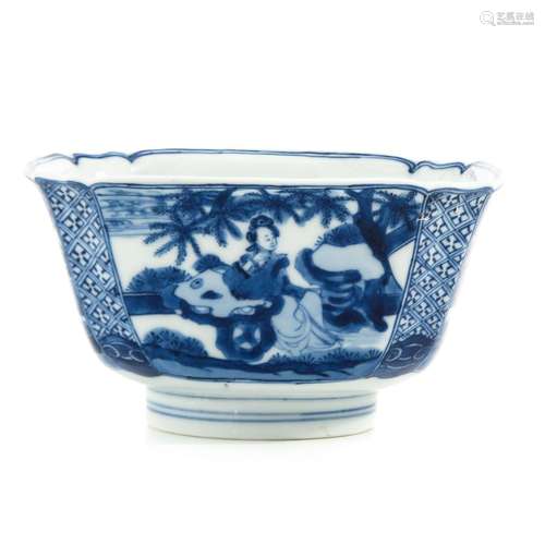 A Blue and White Bowl