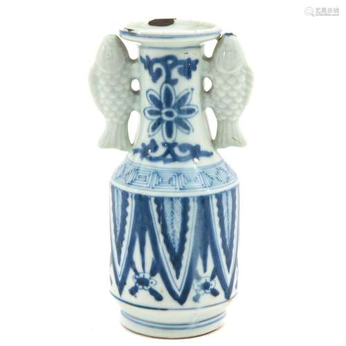 A Blue and White Vase