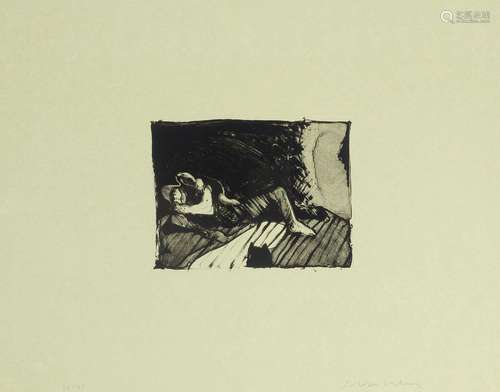 A Fritz Scholder etching