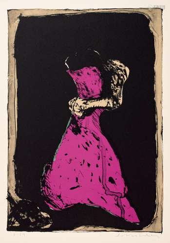 A Fritz Scholder lithograph, Second Dream, 1981