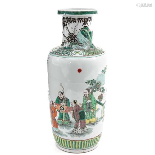 A Famille Verte Vase