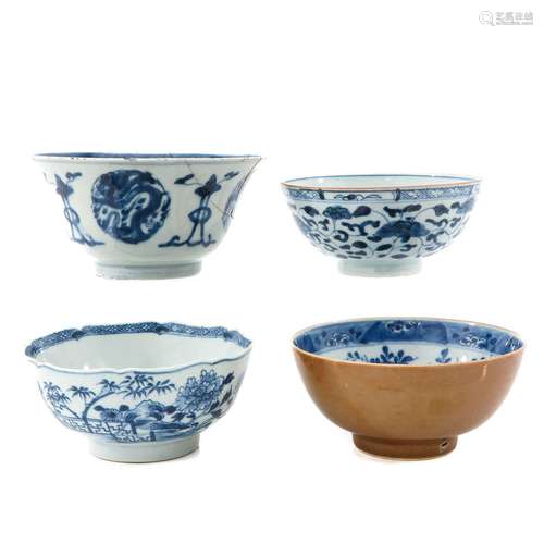 A Collection of 4 Bowls