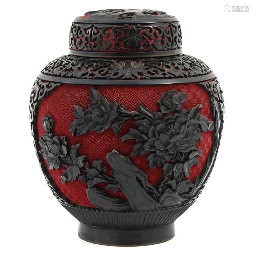 A Cinnabar Ginger Jar