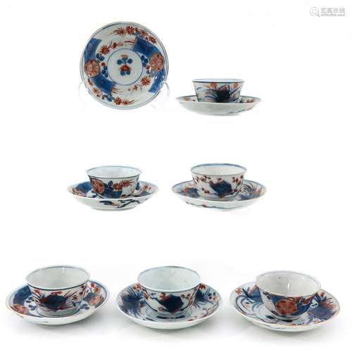 A Collection of Cups and Saucers