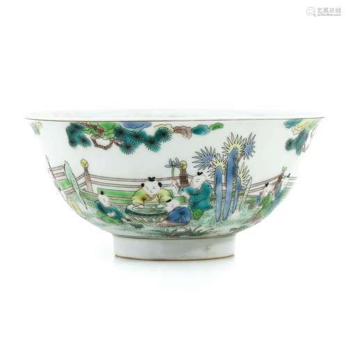 A Famille Verte Bowl