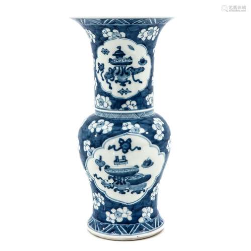 A Blue and White Vase