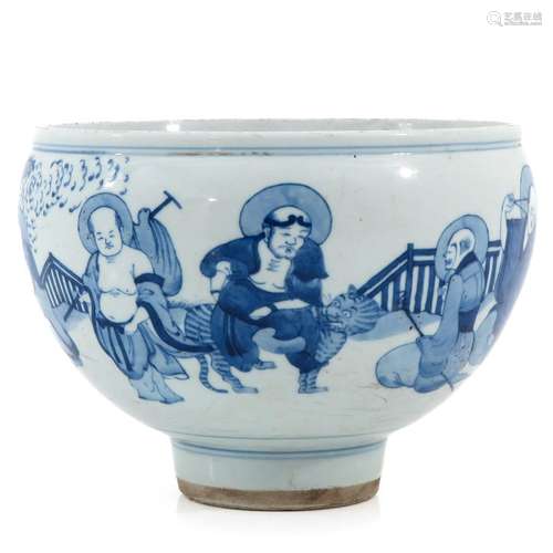 A Blue and White Bowl