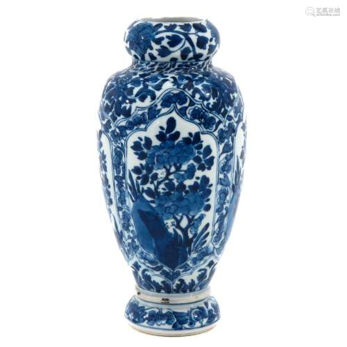 A Blue and White Vase