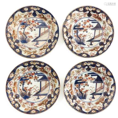 A Series of 4 Arita Plates