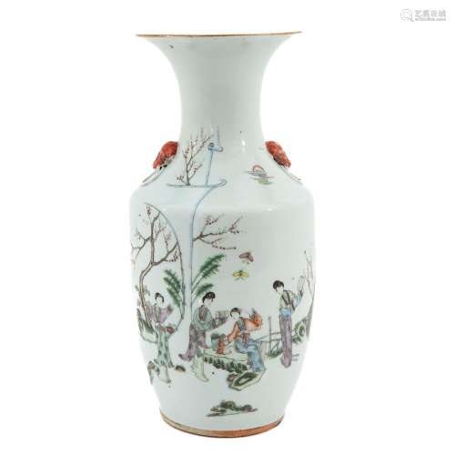 A Famille Rose Vase