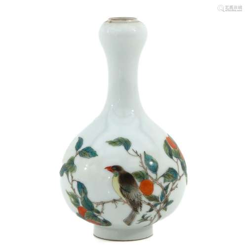 A Polychrome Decor Gourd Vase