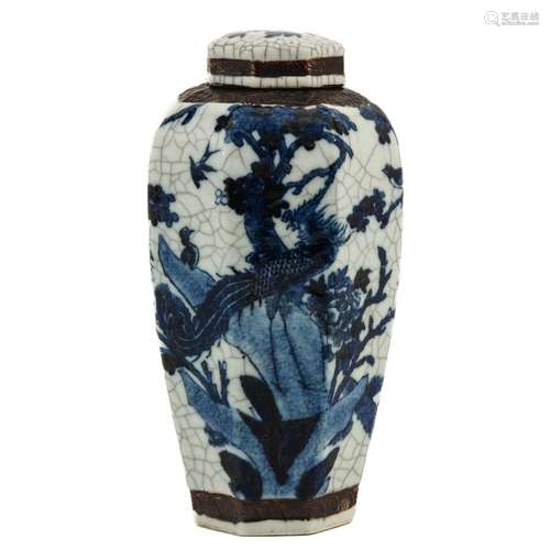 A Nanking Vase with Cover