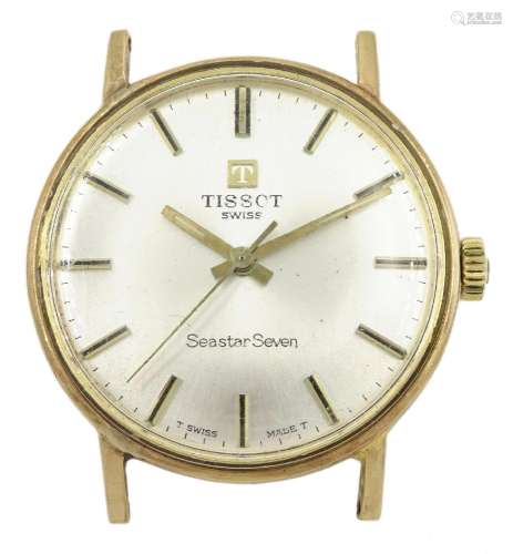 Tissot Seastar Seven gentleman`s 9ct gold manual wind wristw...