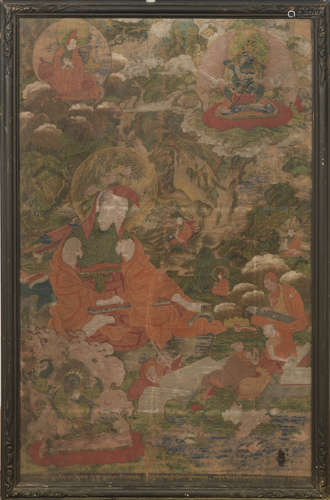 十九世紀早 唐卡A thangka, Early 19th century