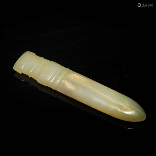 明代 玉匕A Chinese jade knife, Ming dynasty