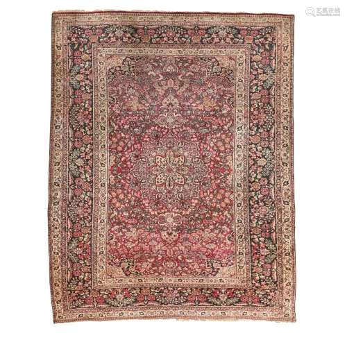 KHORASSAN SILK RUG EAST PERSIA, LATE 19TH/EARLY 20TH CENTURY