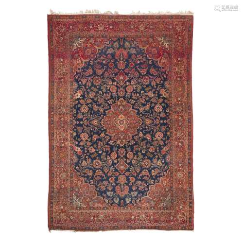 KASHAN CARPET CENTRAL PERSIA, LATE 19TH/EARLY 20TH CENTURY