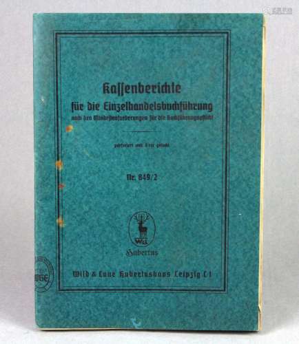 Kassenberichte für die Einzehandelsbuchführung