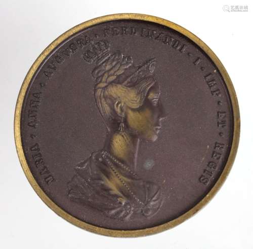Krönungs Medaille Böhmen zu Prag 1836
