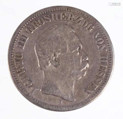 2 Mark Ludwig III Hessen 1877 H