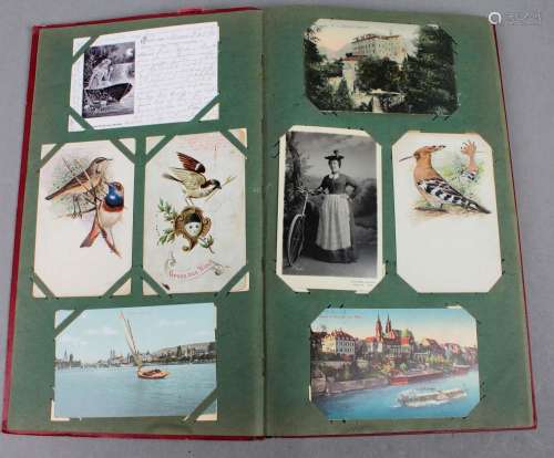 Jugendstil Postkartenalbum 1898/1920