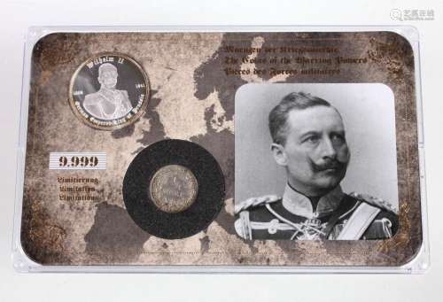 Medaille Kaiser Wilhem II u.a.