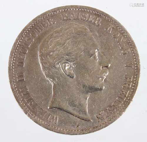 5 Mark Wilhelm II Preussen 1899 A